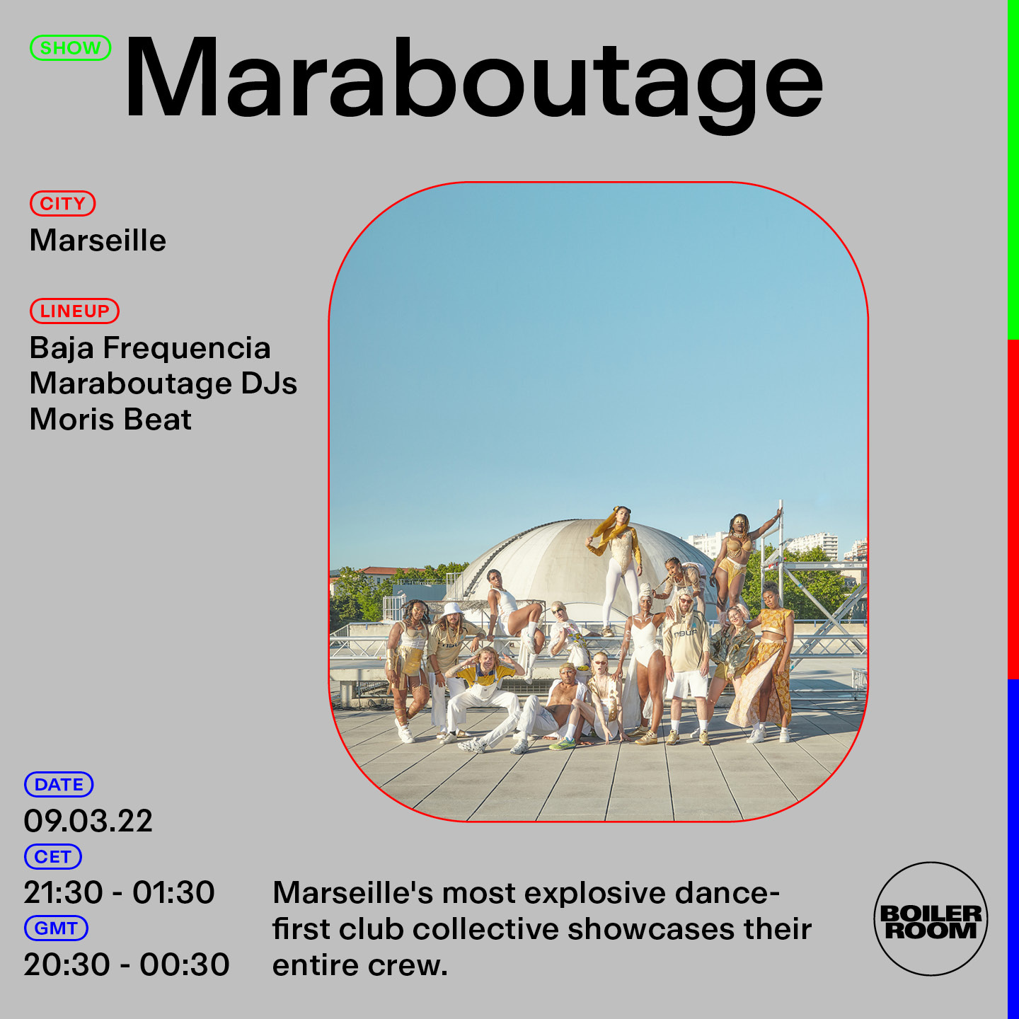 Flyer for event Marseille: Maraboutage.