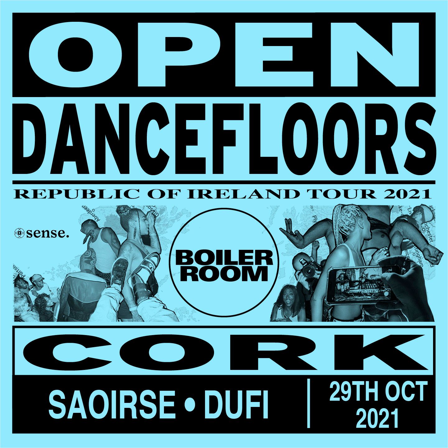 Flyer for event Open Dancefloors Ireland: Cork.