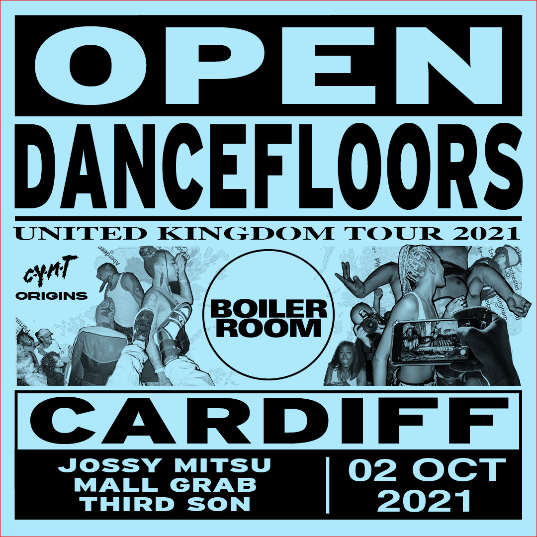 Flyer for event Open Dancefloors | Cardiff.