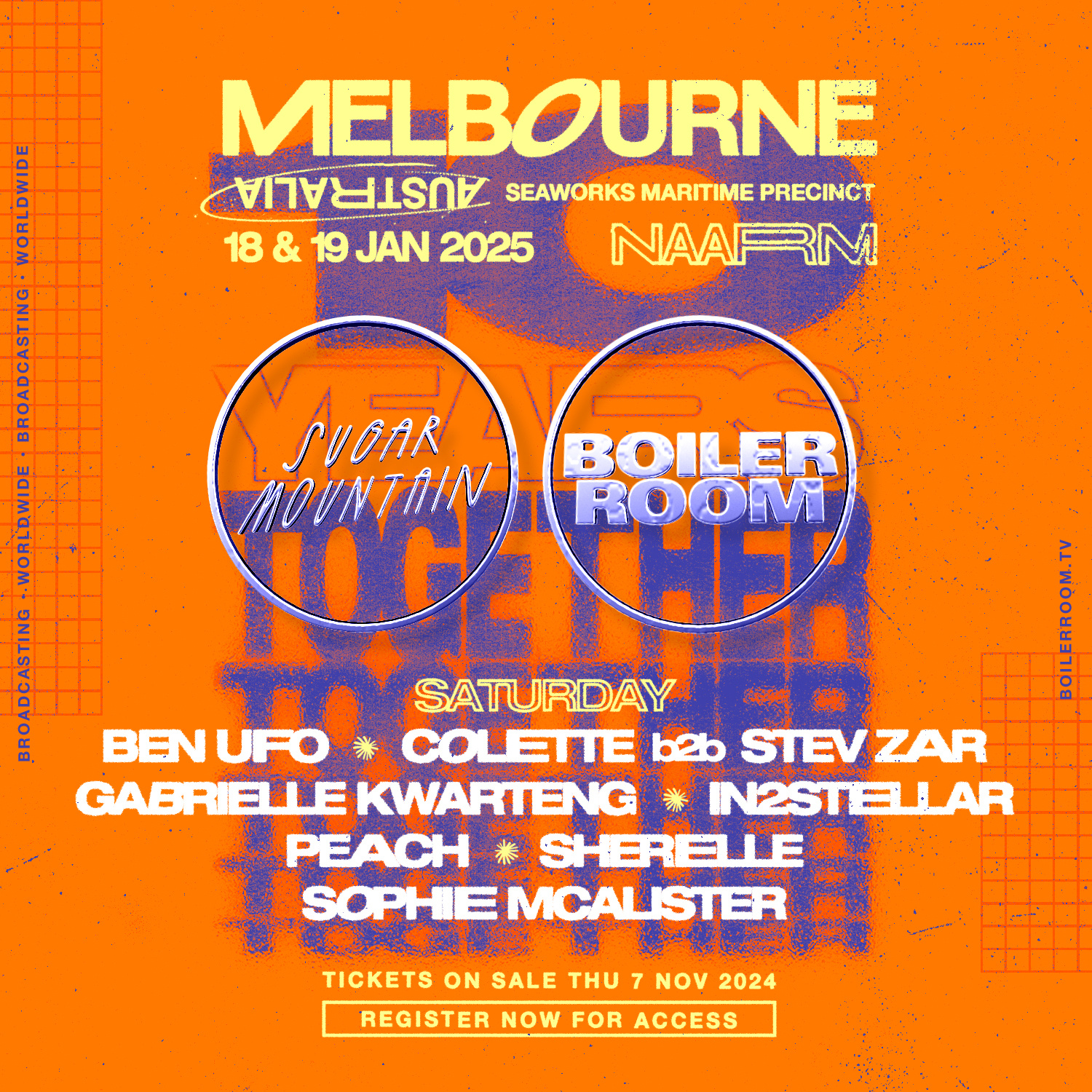 Flyer for event Sugar Mountain 2025 | Saturday.