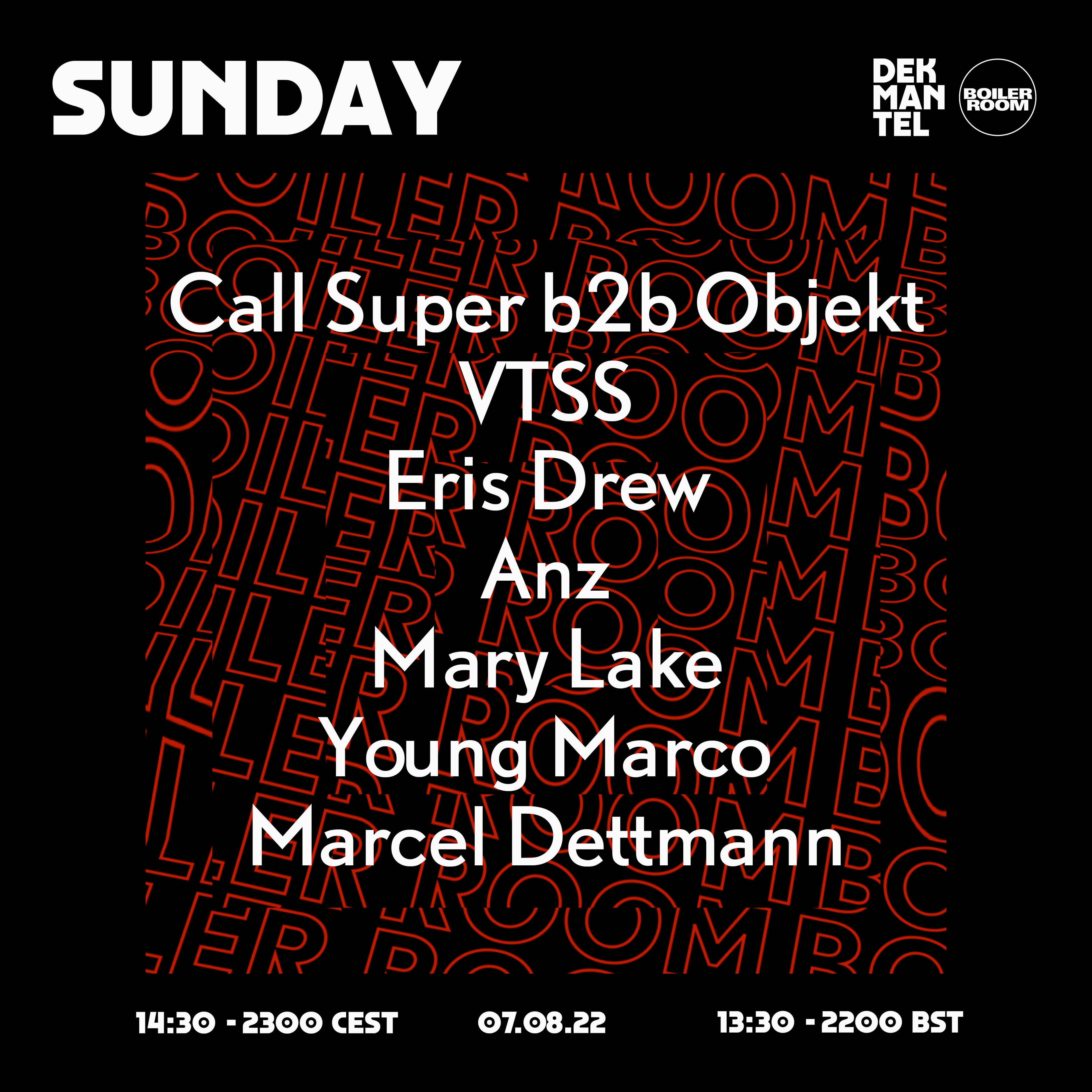 Flyer for event Dekmantel 2022 | Sunday.