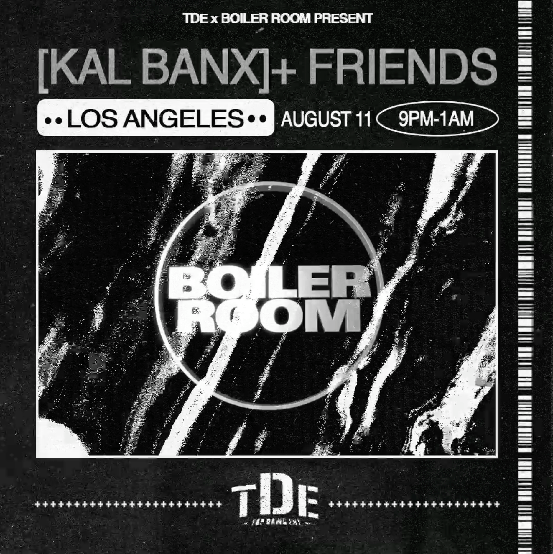 Flyer for event LA | TDE presents: [Kal Banx]+ Friends.