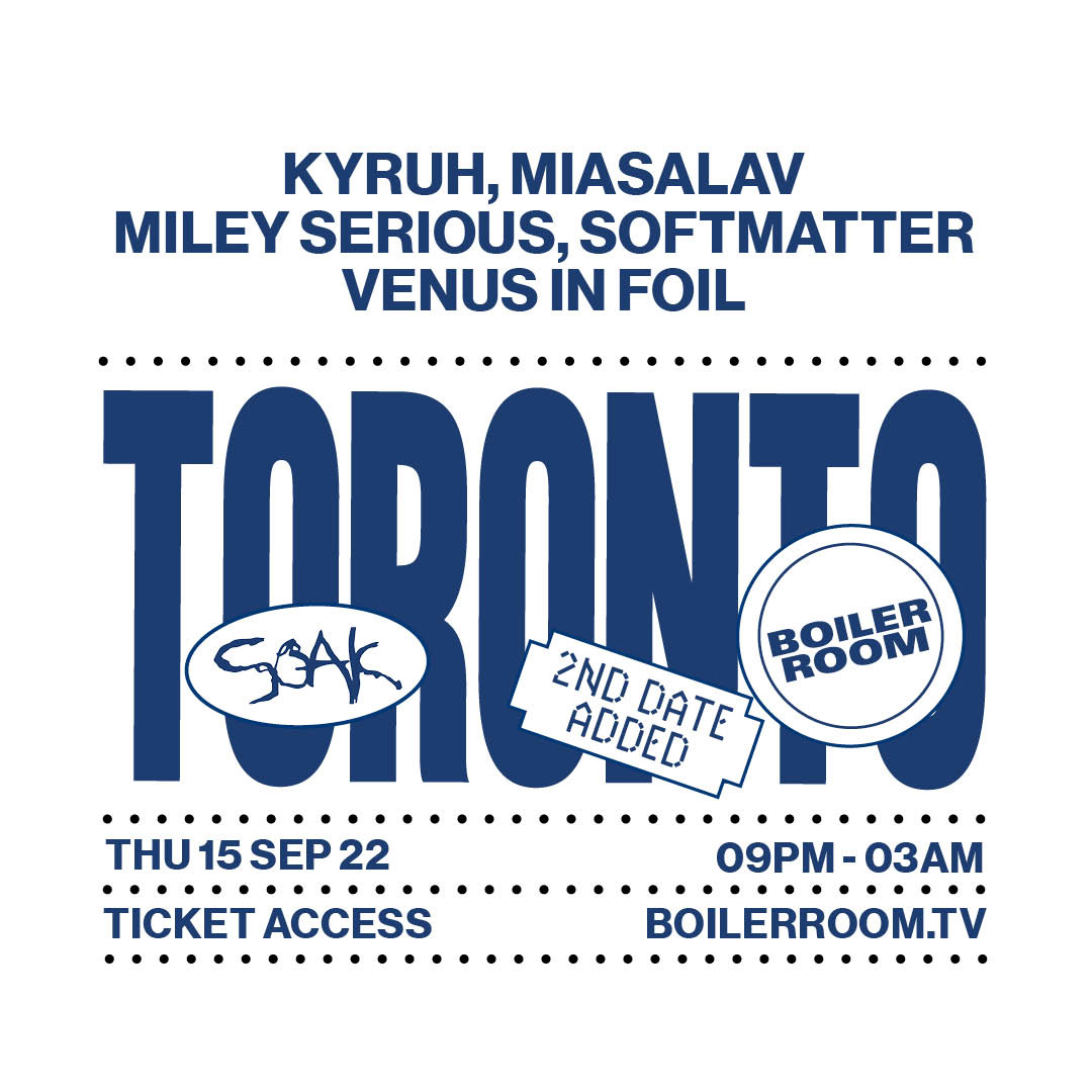 Flyer for event Boiler Room: Toronto | Day 1.
