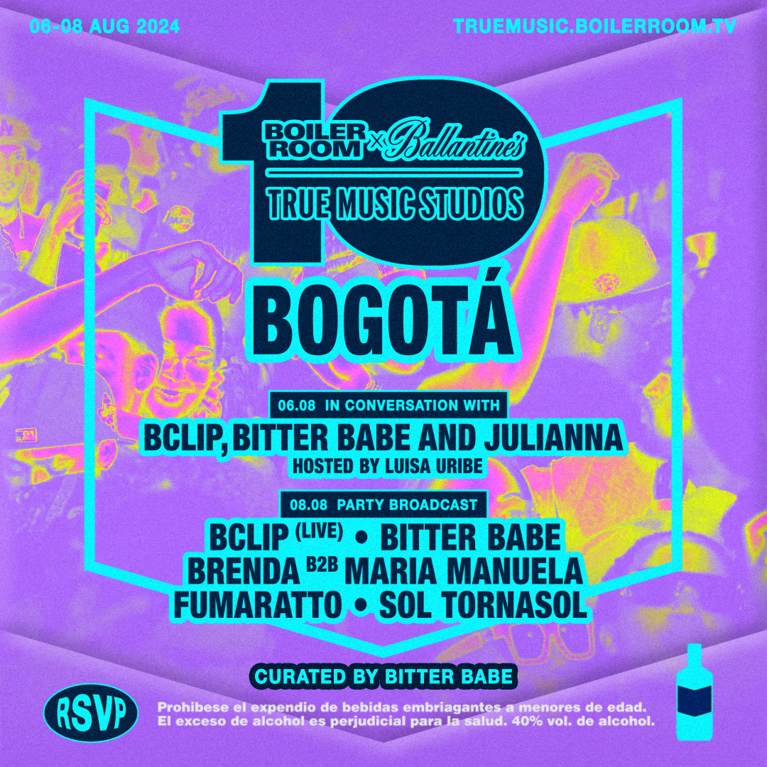 Boiler Room x Ballantine's True Music Studios: Bogotá flyer