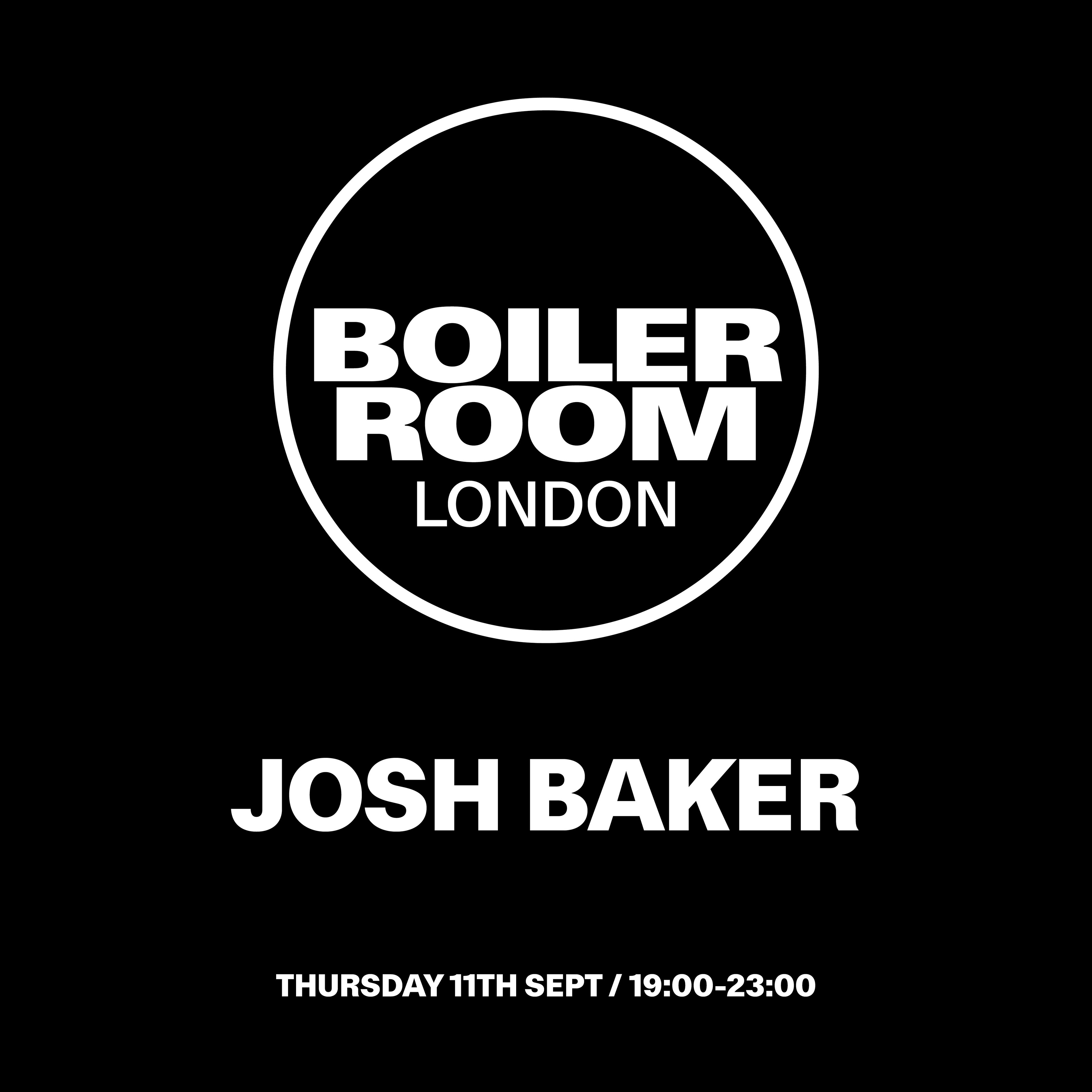 London: Josh Baker flyer