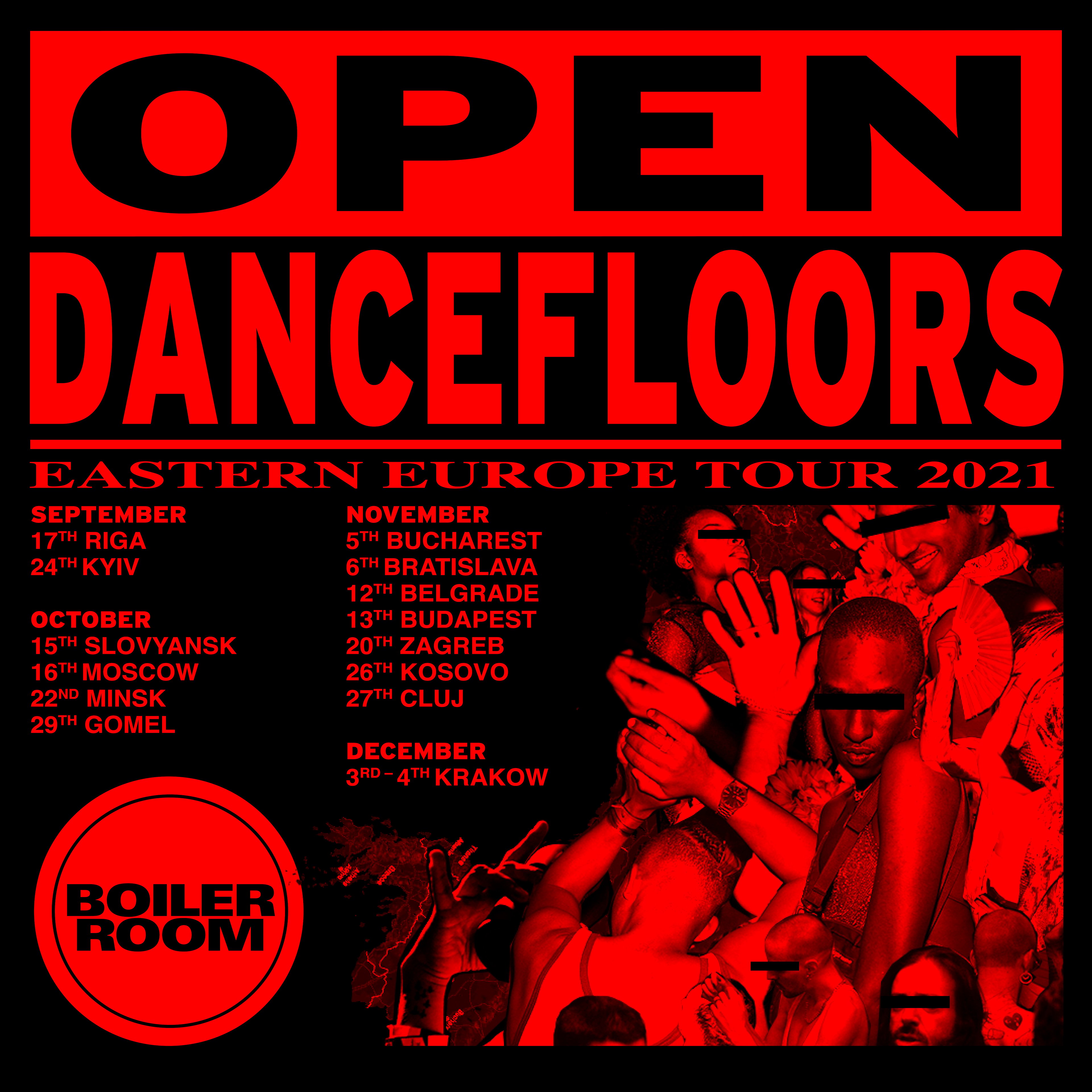 Open Dancefloors: Eastern Europe flyer