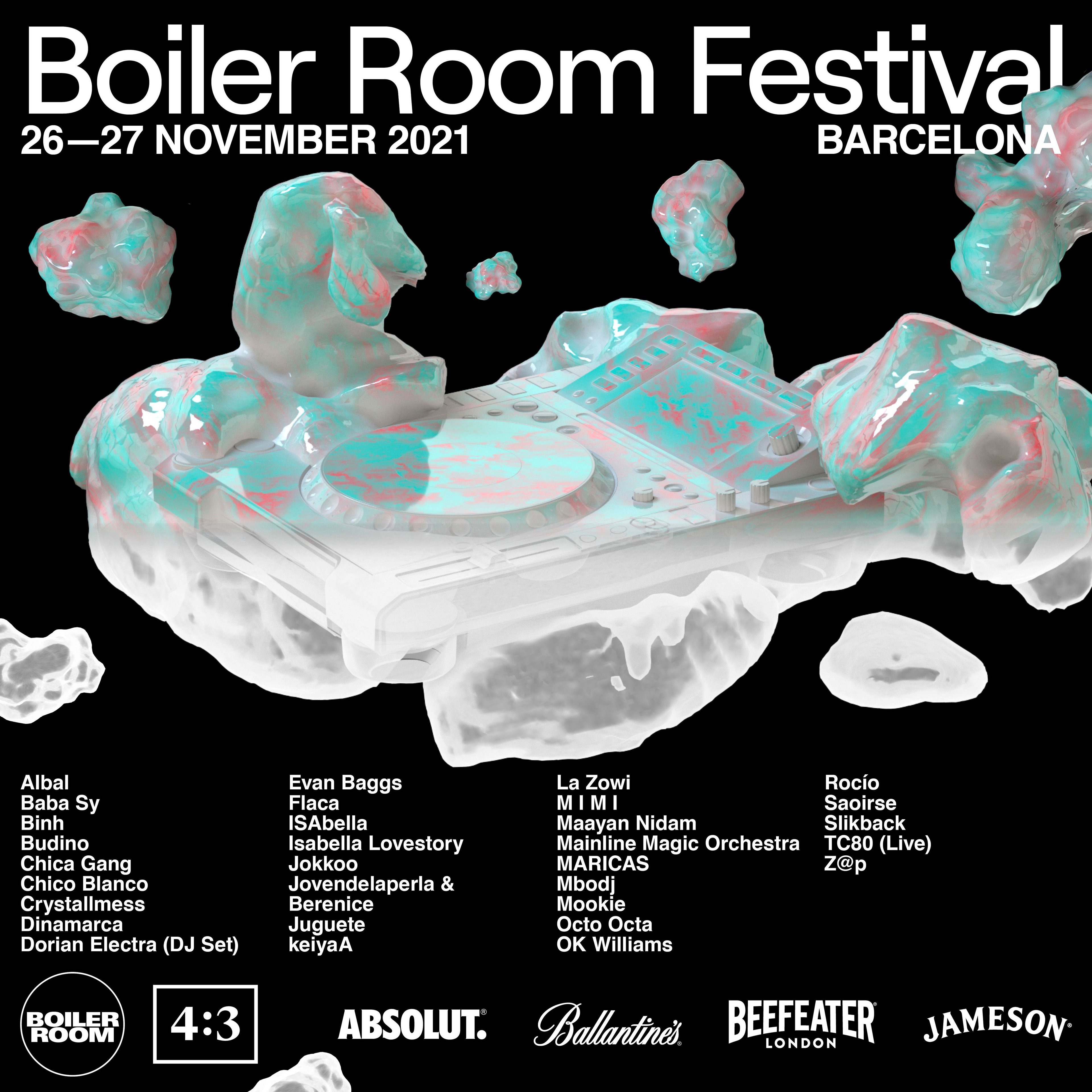 Boiler Room Festival 2021: Barcelona flyer