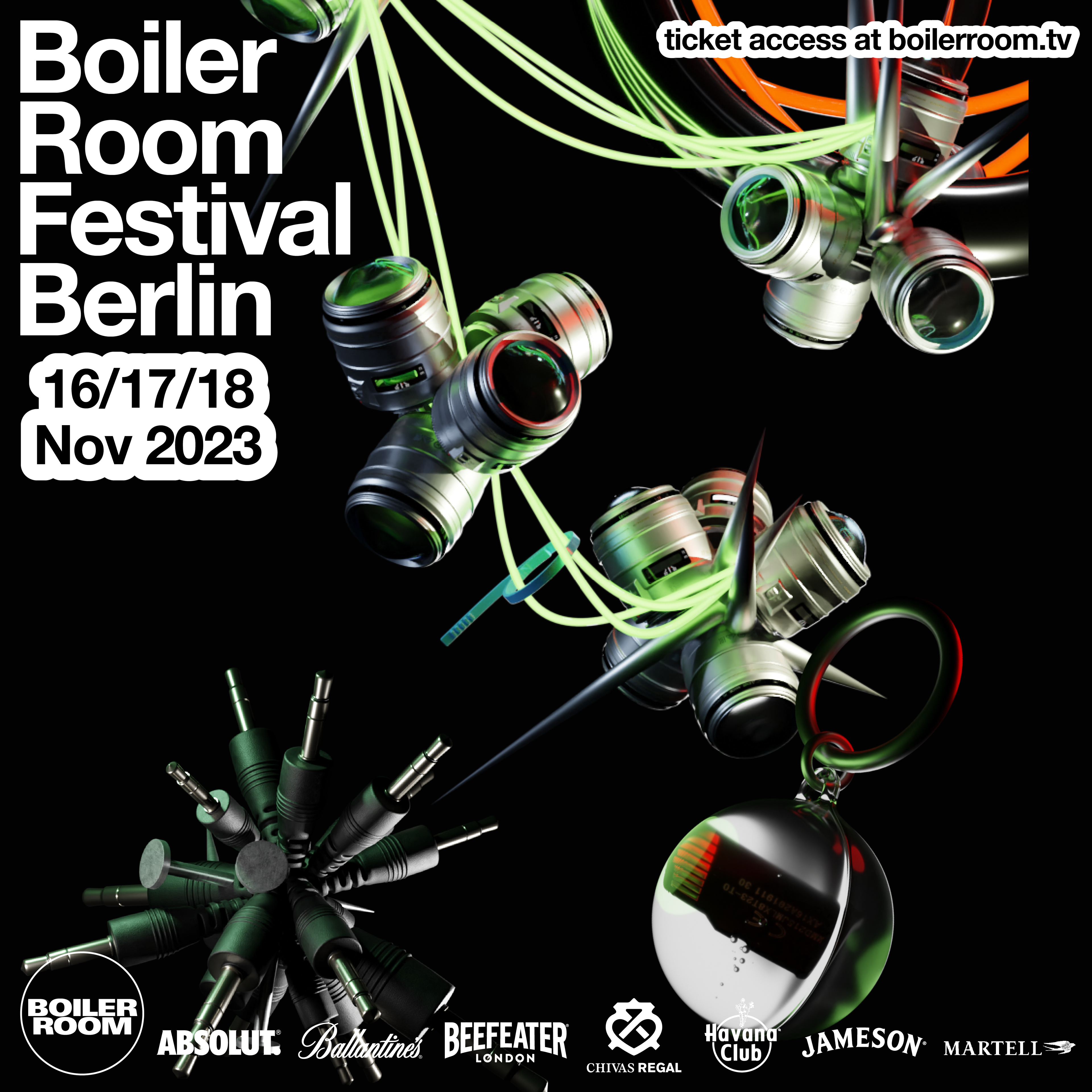 Boiler Room Festival Berlin flyer