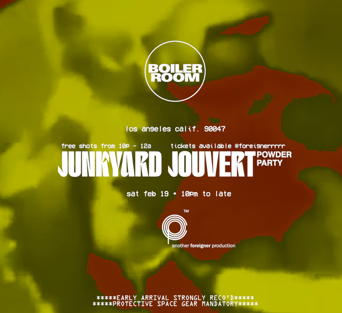 SYSTEM: Junkyard Jouvert PPU flyer