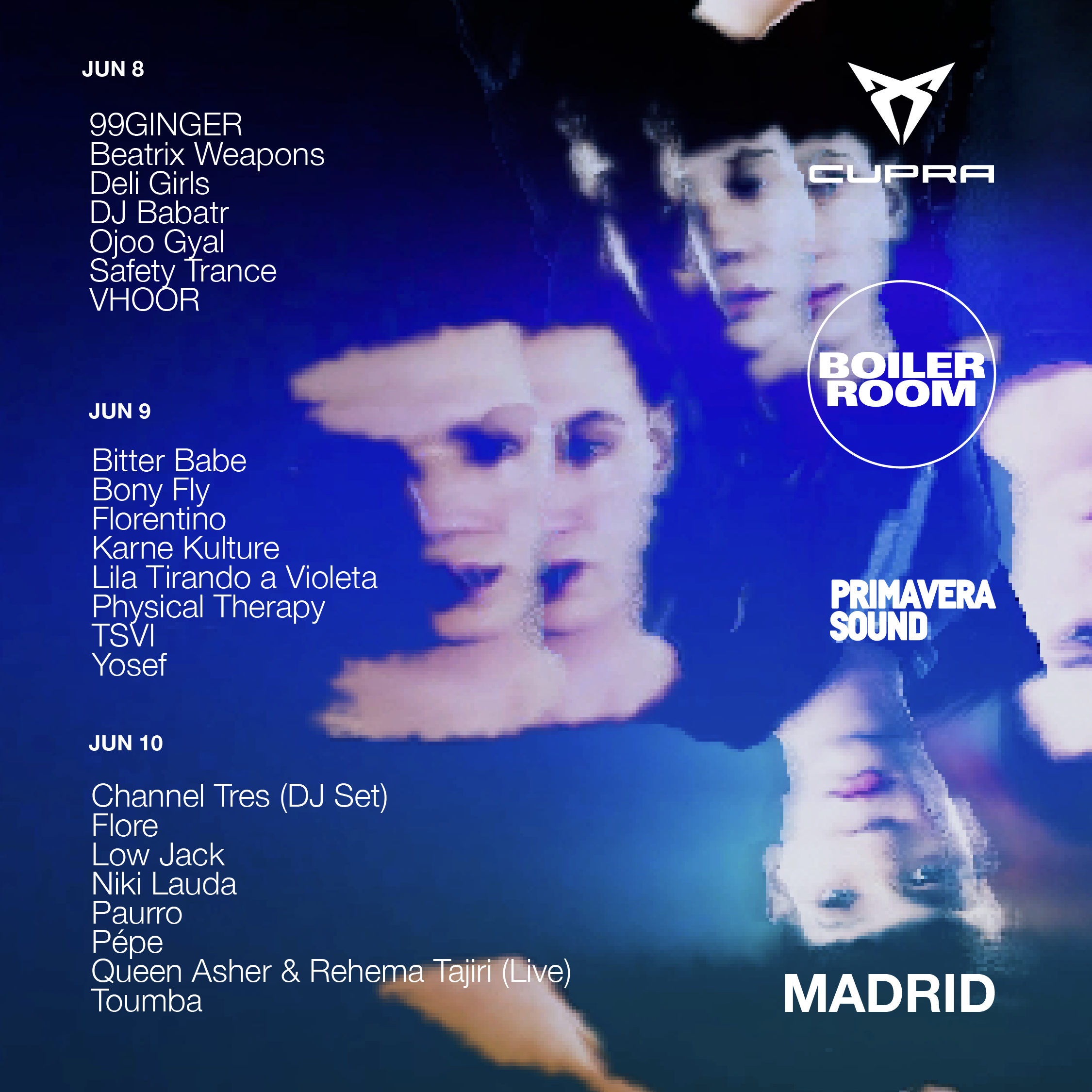 Primavera Sound Madrid 2023 flyer