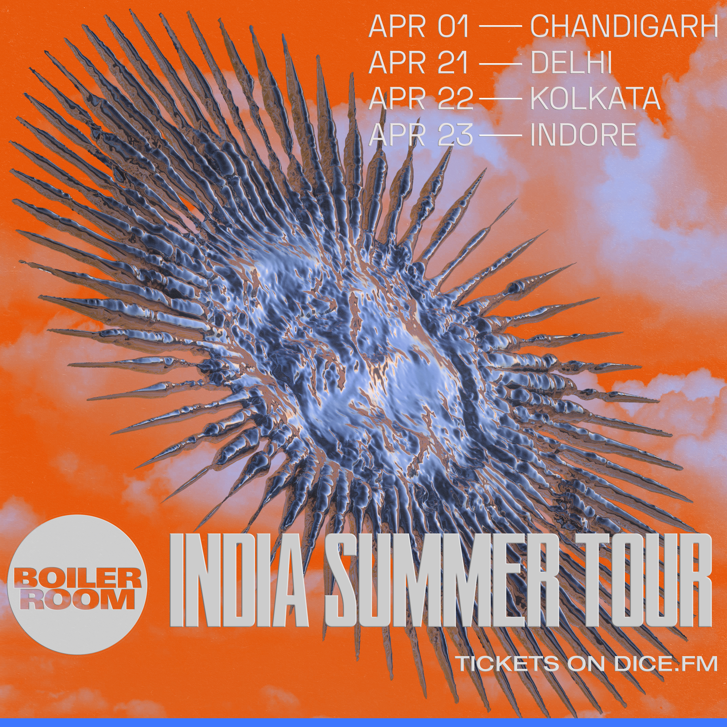 India Summer Tour flyer