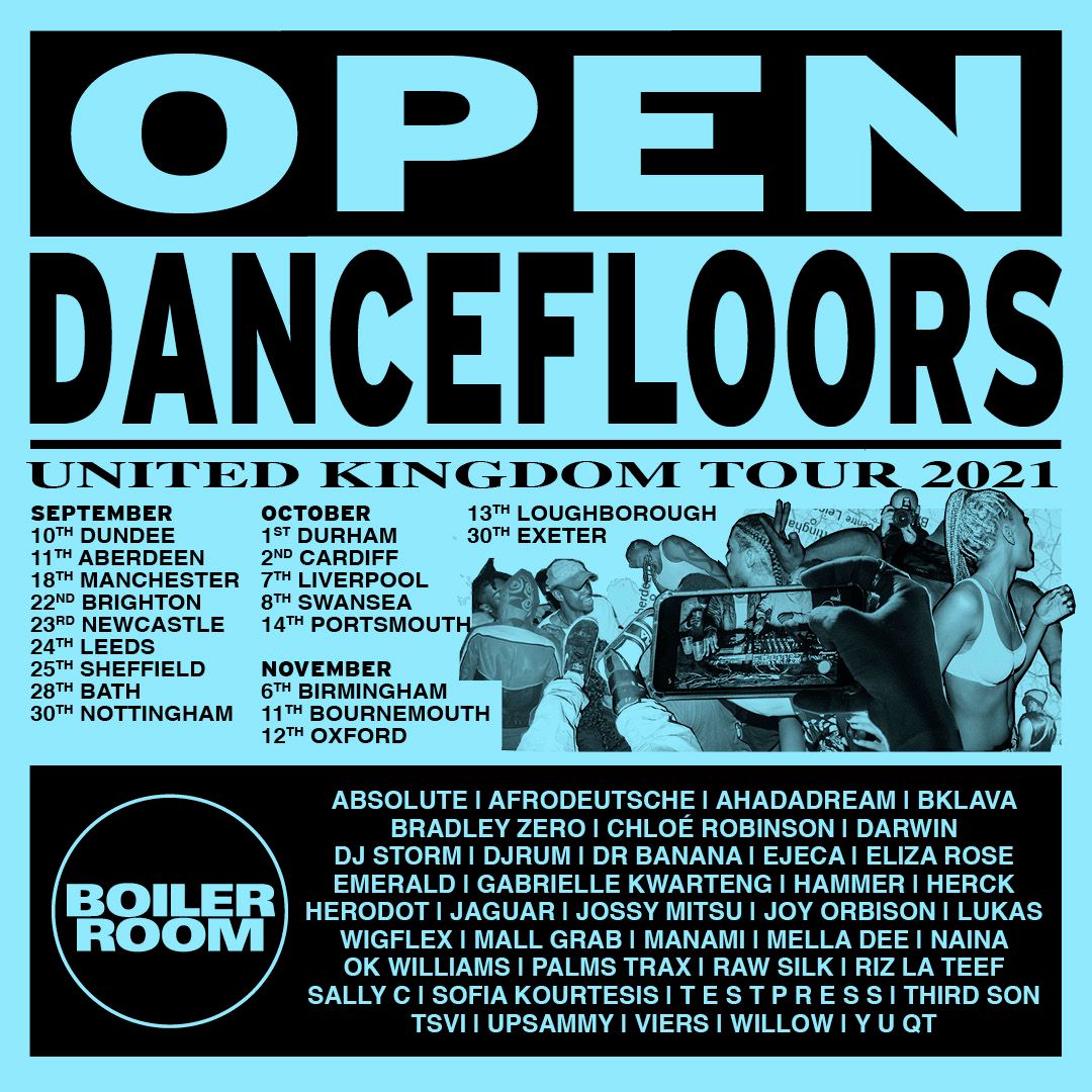 Open Dancefloors flyer