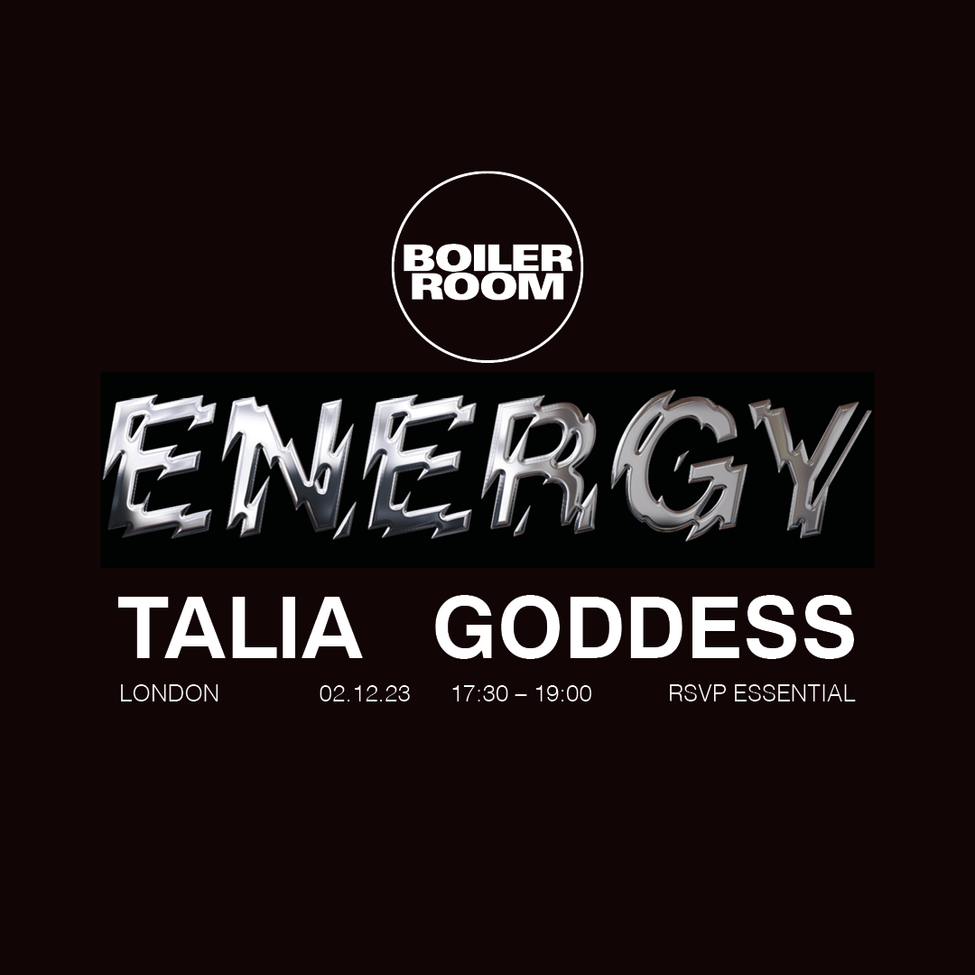 Energy: Talia Goddess flyer