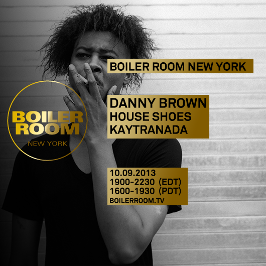 Flyer for event Danny Brown Album Launch.