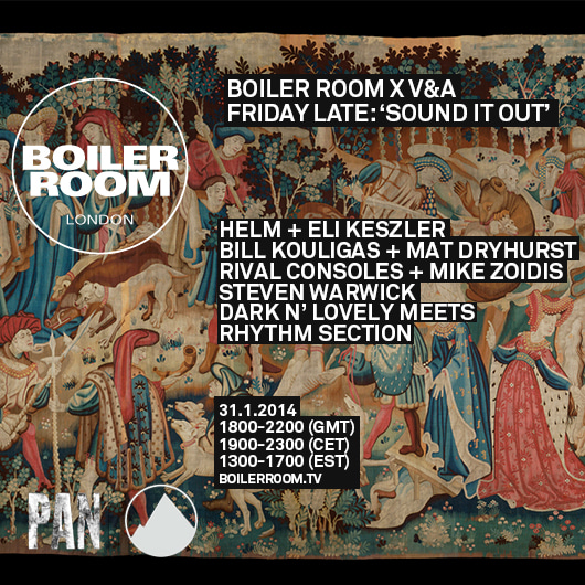 Flyer for event V&A Friday Late: 'Sound It Out'.
