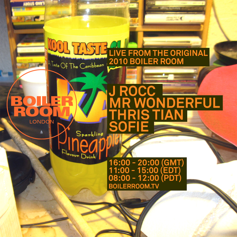Flyer for event J Rocc, Mr Wonderful & Residents.