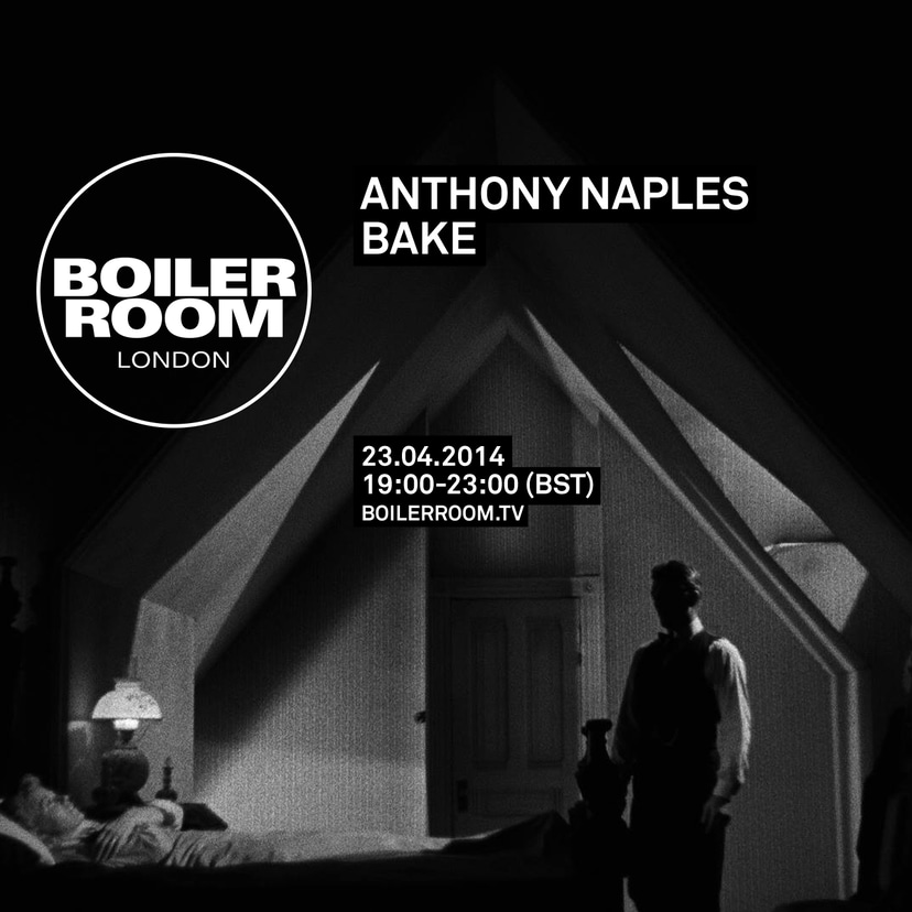 Flyer for event Anthony Naples & Bake.
