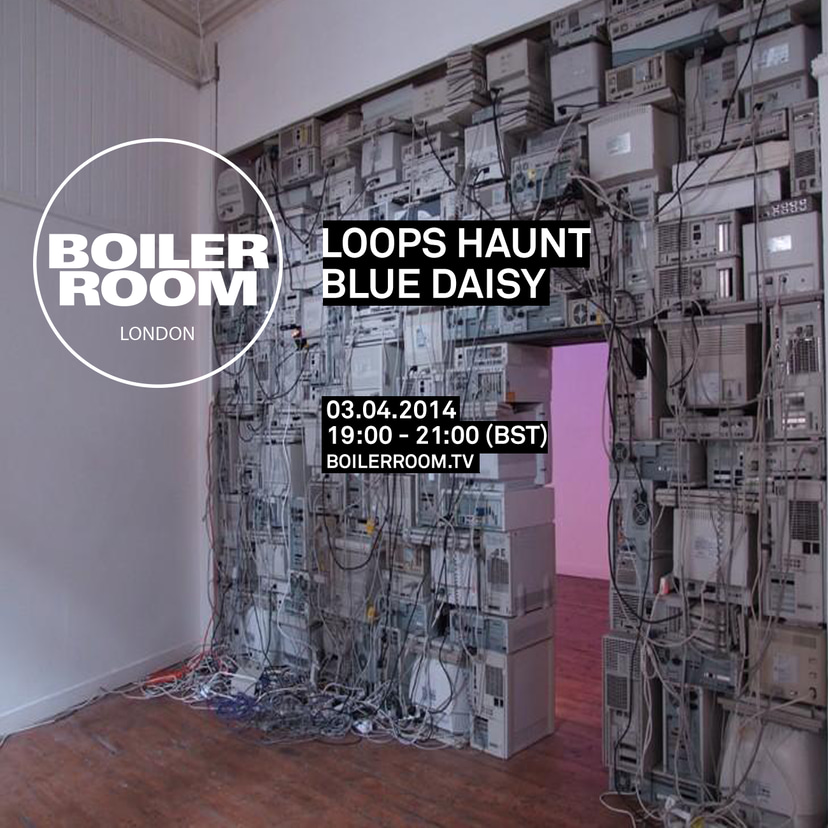 Flyer for event London: Loops Haunt, Blue Daisy .