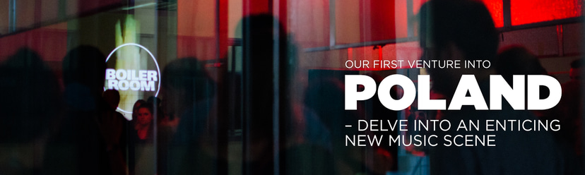 Flyer for event Poland: Eltron John, Kuba Sojka, Chino, Daniel Drumz.