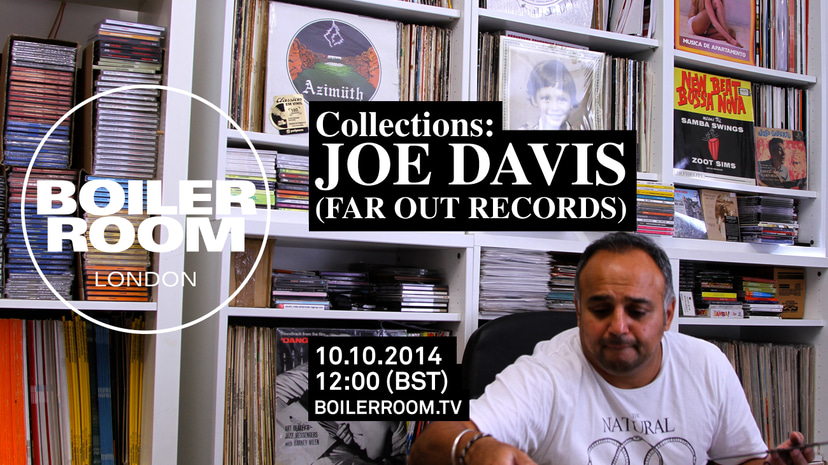 Flyer for event Collections: Joe Davis (Far Out Recordings).