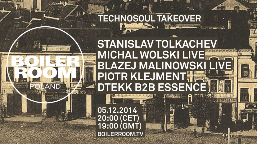 Flyer for event Poland: Technosoul Takeover.