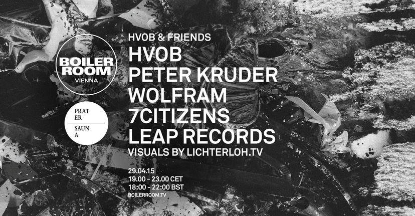 Flyer for event Vienna: HVOB & Friends.