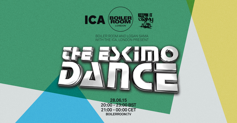 Flyer for event Boiler Room & Logan Sama With The ICA London Present: The Eskimo Dance.
