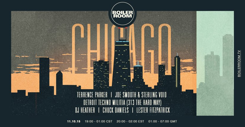 Flyer for event Chicago vs Detroit #1.