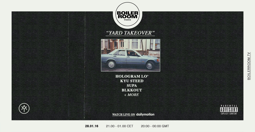 Flyer for event YARD Takeover.