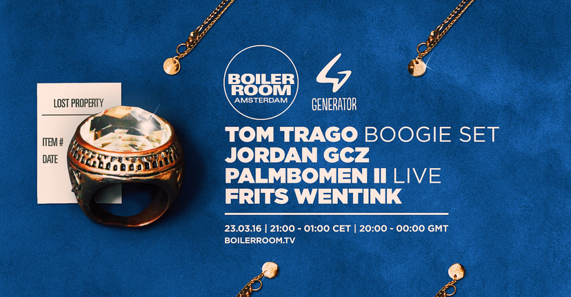 Flyer for event BR x Generator Amsterdam.