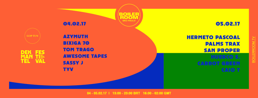 Flyer for event Dekmantel São Paulo: Day 1.