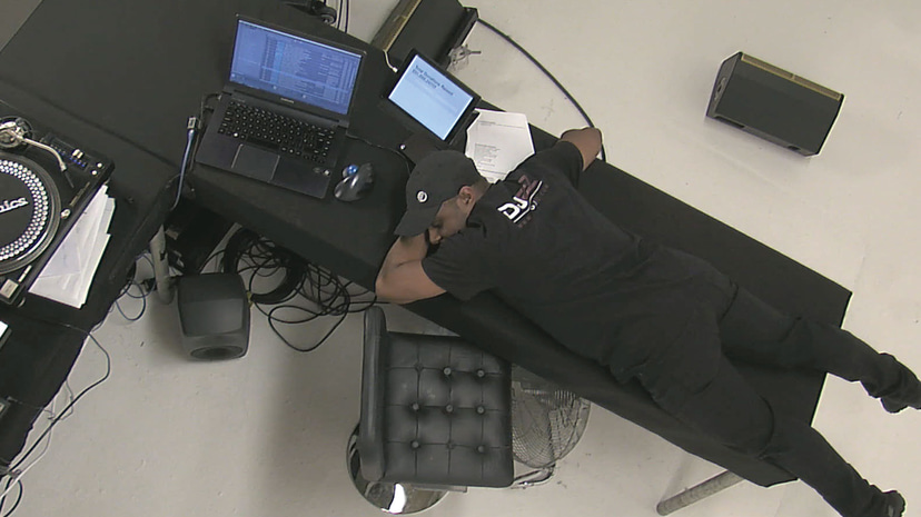 Flyer for event Rebroadcast: DJ EZ 24hr Set in aid of Cancer Research UK.