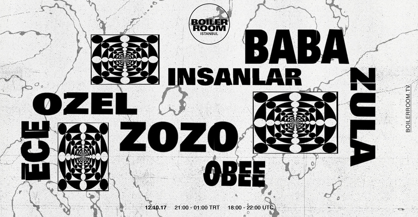 Flyer for event Istanbul: BaBa ZuLa, Insanlar, Ece Ozel, Zozo, O.BEE.