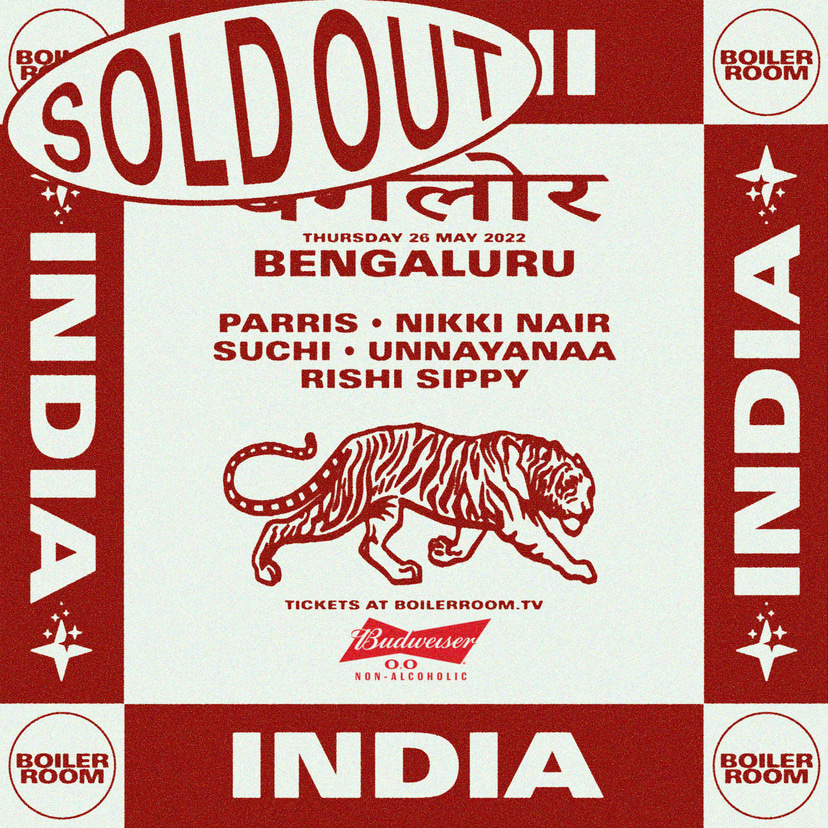 Flyer for event Boiler Room: Bengaluru.