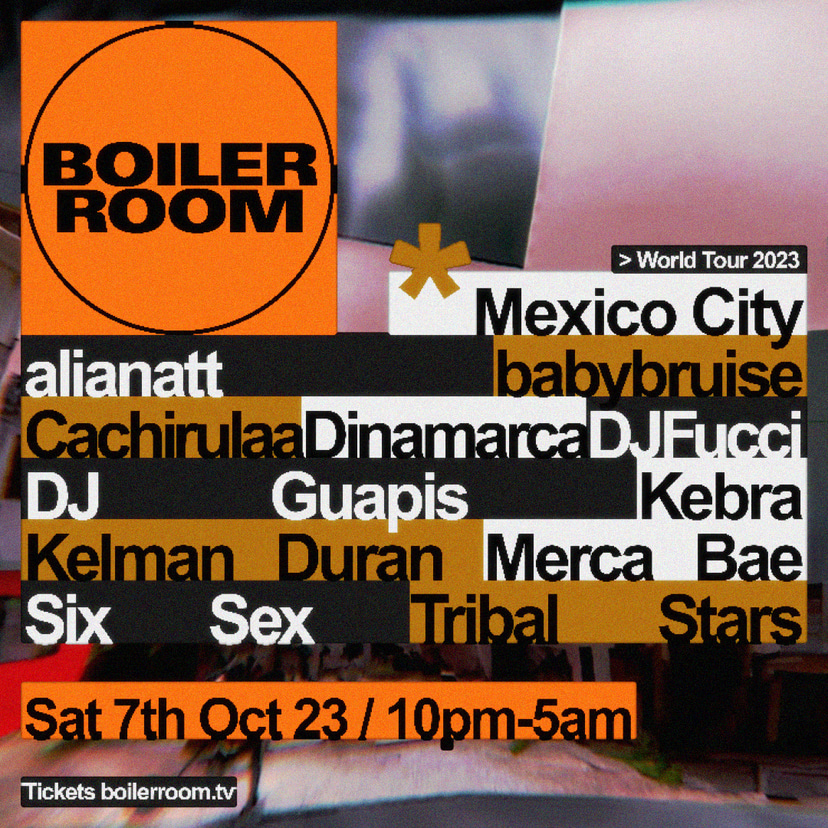 Flyer for event Mexico City | Saturday.