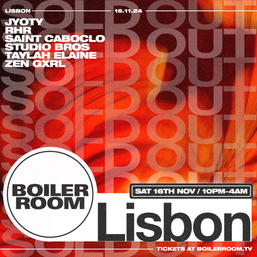 Flyer for event Lisbon | Saturday.