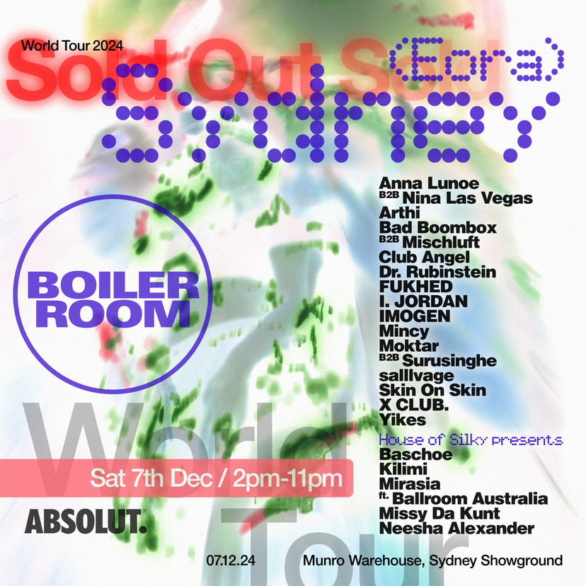 Flyer for event Sydney.