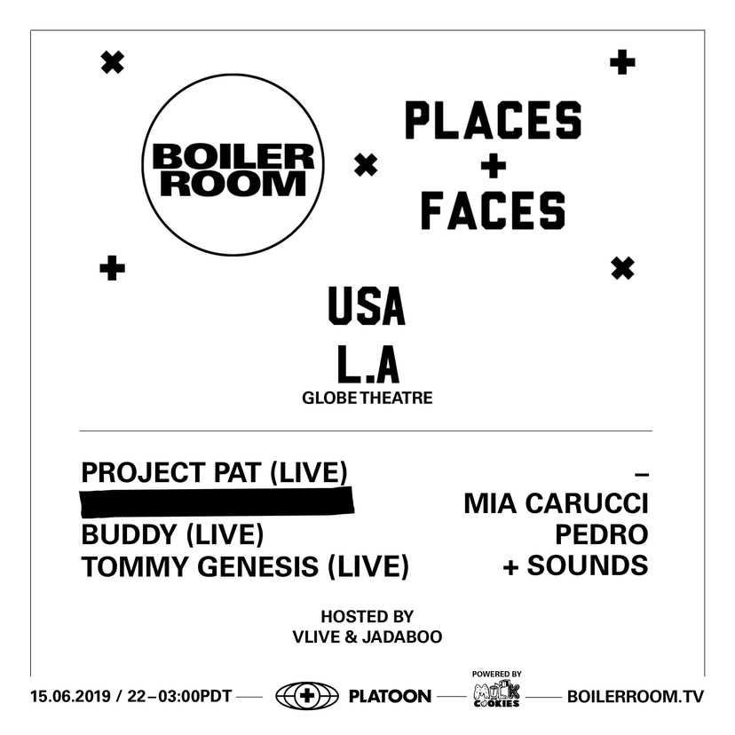 Flyer for event Places+Faces: LA.