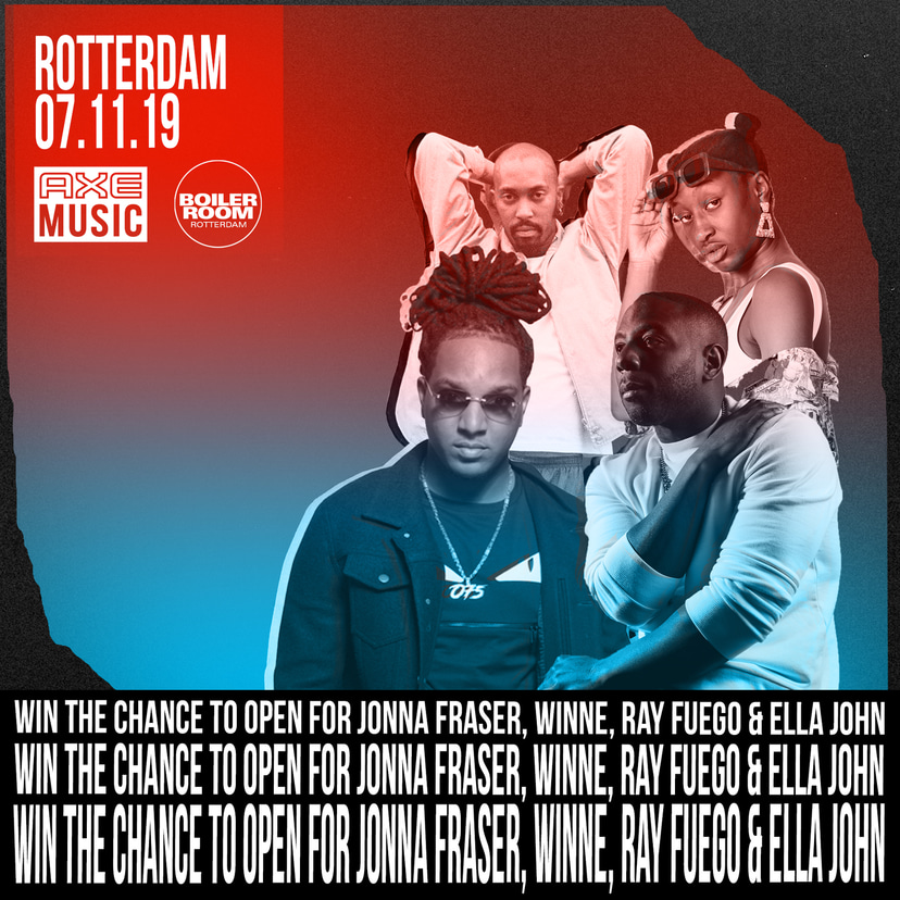 Flyer for event AXE Music | Chance to Open Rotterdam.