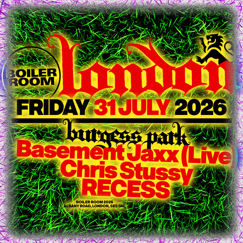 Flyer for event London.