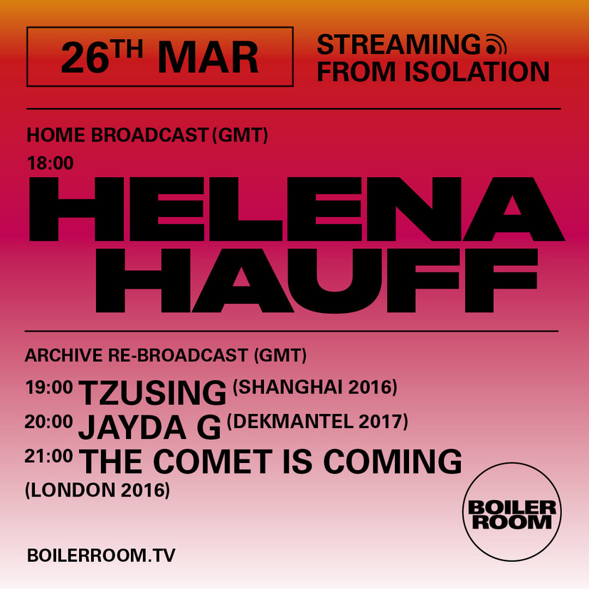 Flyer for event Streaming From Isolation – #4.