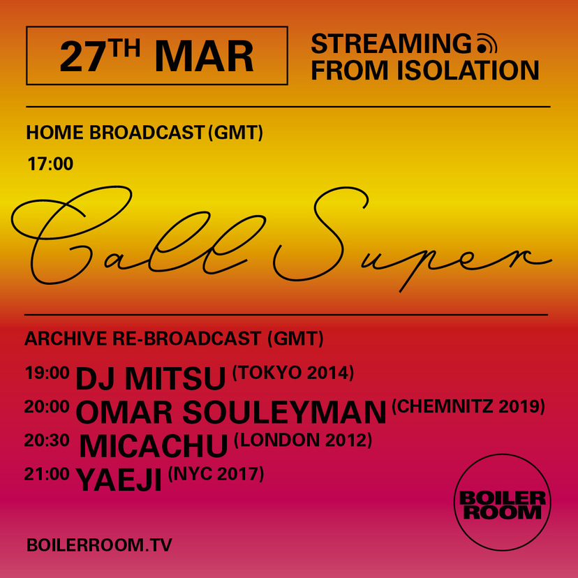Flyer for event Streaming From Isolation – #5.