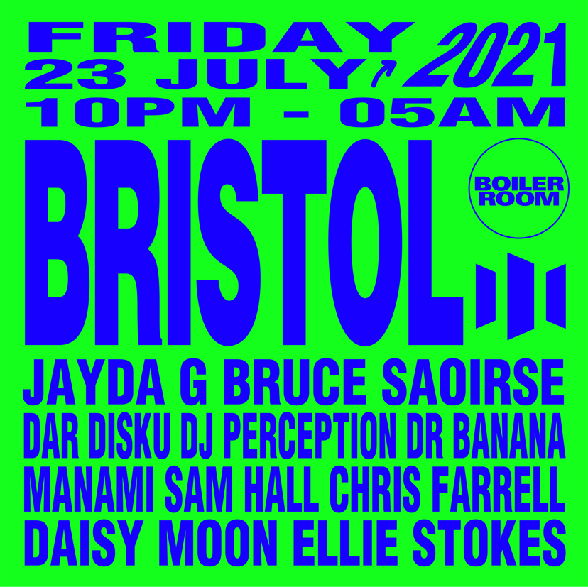 Flyer for event Boiler Room: Bristol.