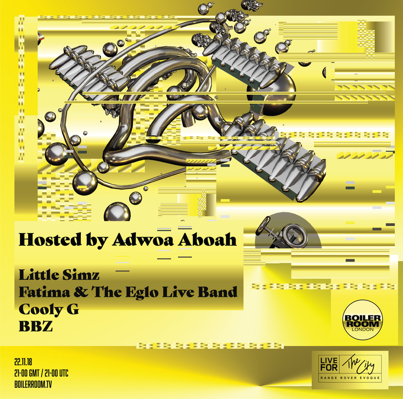 Flyer for event Boiler Room x Land Rover: Live for the City.