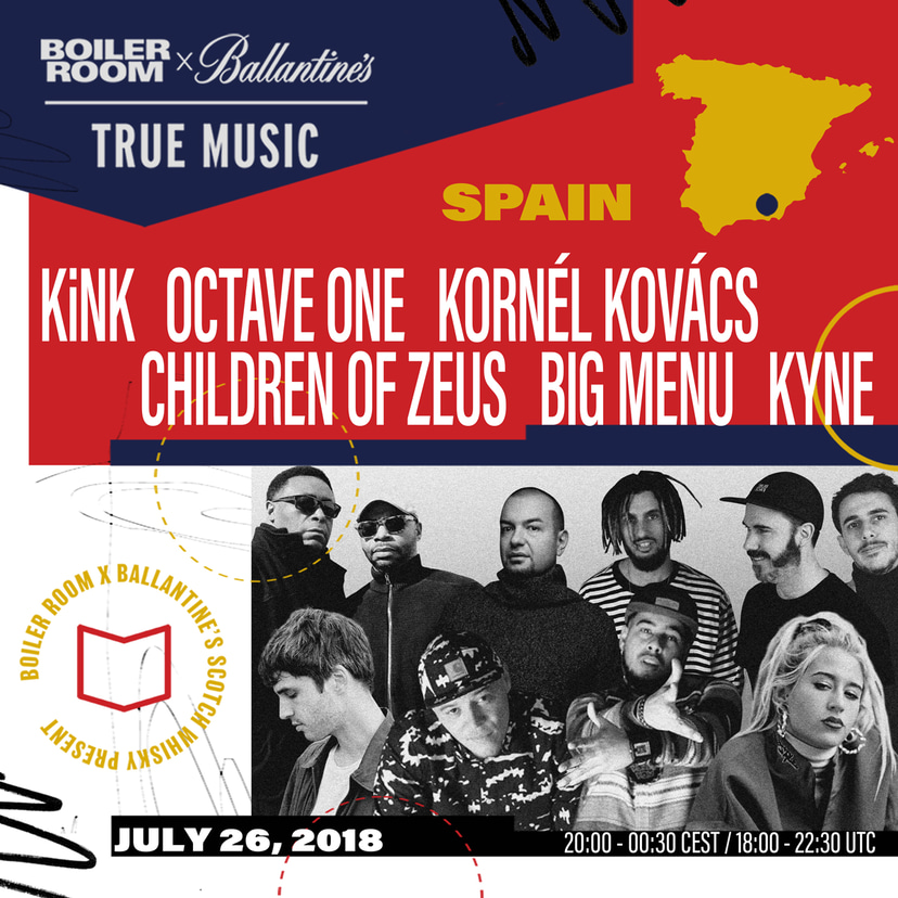 Flyer for event True Music: Hybrid Sounds Valencia.