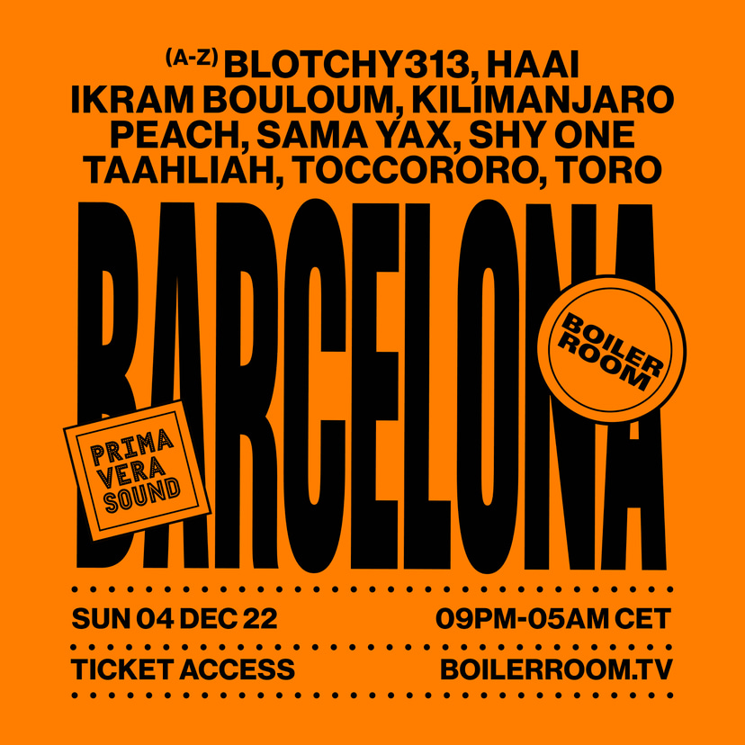 Flyer for event Boiler Room Barcelona: Razzmatazz.
