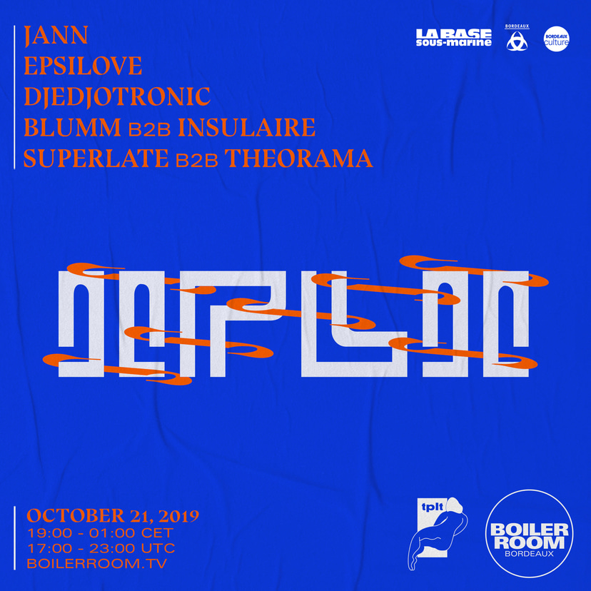 Flyer for event Bordeaux: tplt.