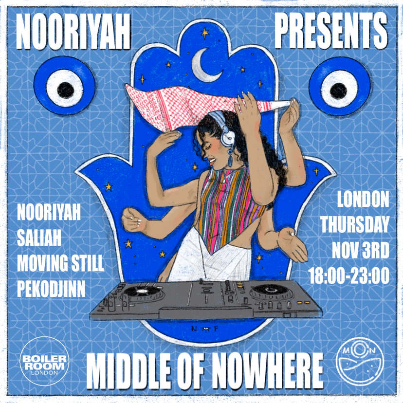 Flyer for event Boiler Room London: Middle of Nowhere.
