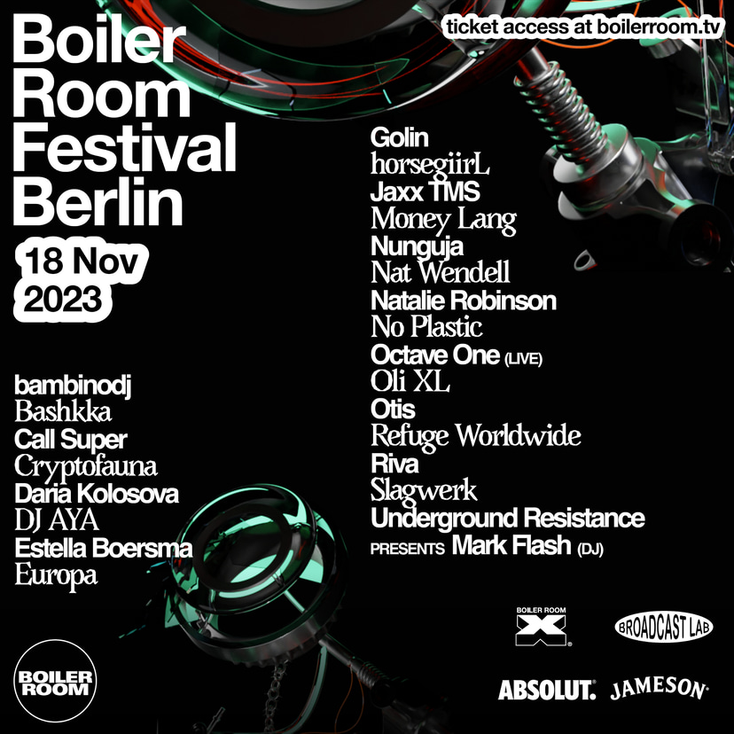 Flyer for event Boiler Room Festival Berlin | Day 3.