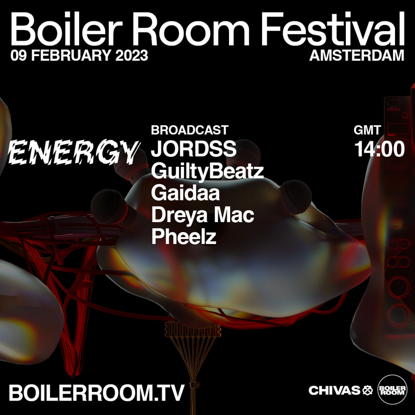 Flyer for event Boiler Room Festival Amsterdam: Energy.